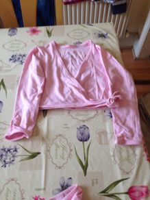 Pink ballerinas set x 3 cardigan, skirt & all in one