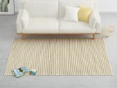 Rug Hemp Wool 160x230 cm Natural/White