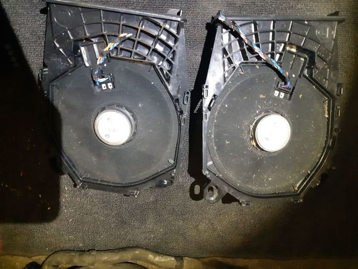 Bmw 3 Series E90 E91 Right And Left Central Bass Stereo Speakers 9204785 9204786