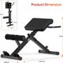 Foldable Hyperextension Bench Roman Chair Back Extension,Home Gym Sit Up Bench for Glute & Ab Workouts,Optional Adjustment Incline & Multi-Function Heavy-Duty Exercise Image 7