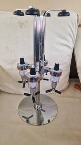 Four Bottle Rotating Spirit Dispenser