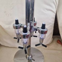 Four Bottle Rotating Spirit Dispenser