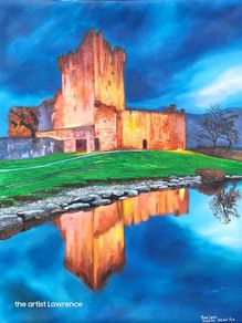Killarney Art Work - Ross Castle.