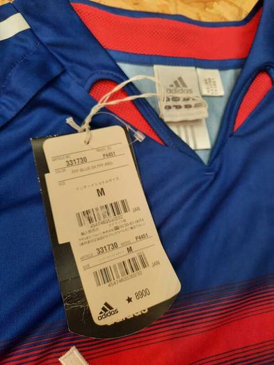Vintage France Jersey 2004 adidas shirt  BNWT Soccer Football Vintage Retro Blue Brand New With Tags