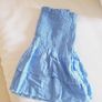 Blue Linen Skirt - Size L Image 4