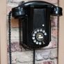 Black Bakelite Rotary Telephone Image 2