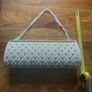 White beaded clutch bag Image 2
