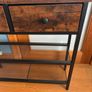 2 Drawer Hall Table Shoe Storage Image 5