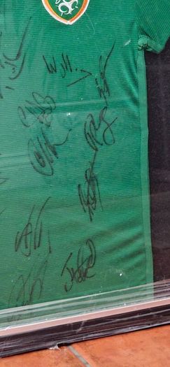 Signed Framed Ireland Euro 2016 Shirt