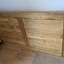 Solid Oak Dining Table & 4 Chairs Image 2