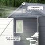 Plastic Garden Storage Shed 4 x 3ft Image 7