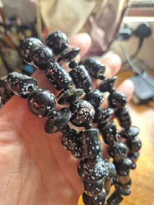 Vintage Exceptionally Heavy Beads Necklace