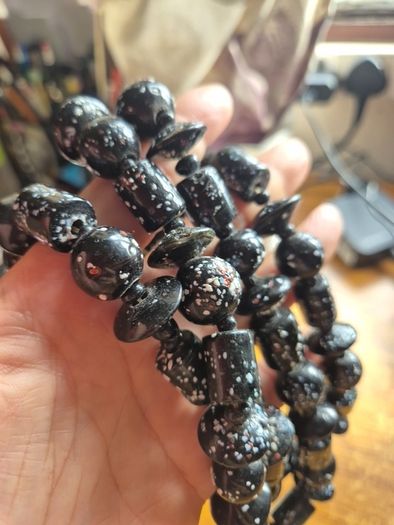 Vintage Exceptionally Heavy Beads Necklace