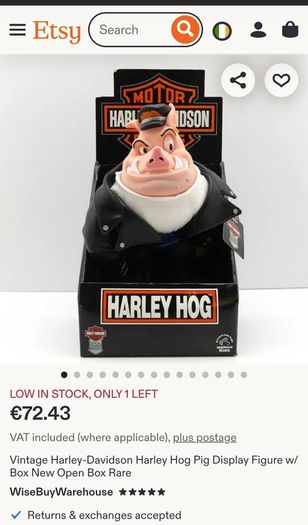 Vintage Harley Hog