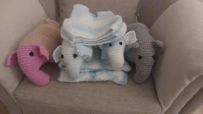 Hand knitted