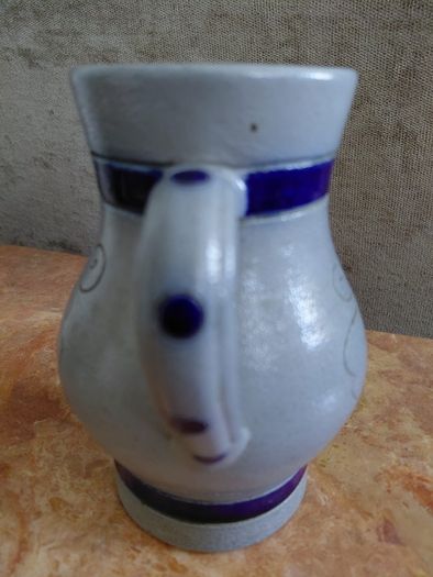 vintage pitcher Ant. Krummeich Gres D'alsace Betschdorf pottery jug
