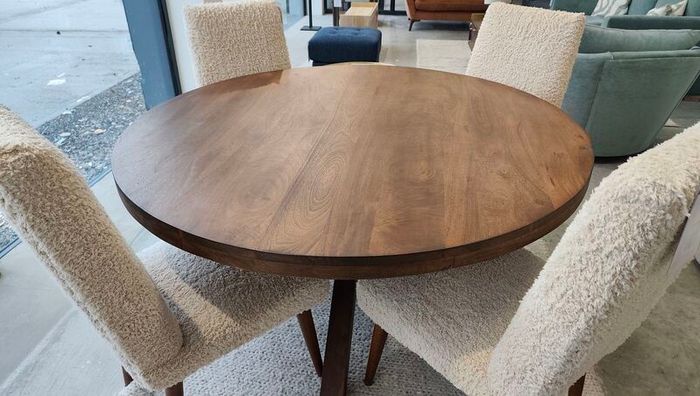Round Dining Table, Ex Display Like New