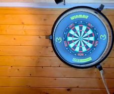 Darts scoring system set up
