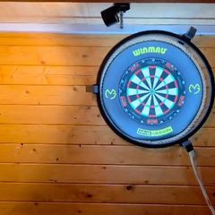 Darts scoring system set up