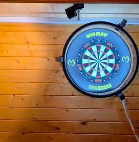Darts scoring system set up