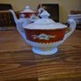 Antique Chinese Teapot, sugar bowl and milk jug. Image 3