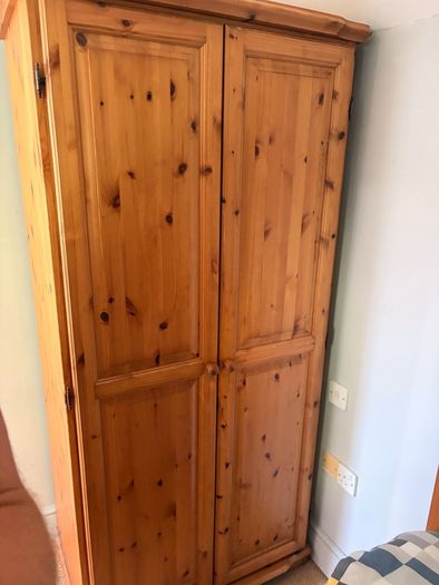 Pine wardrobe set 2 units