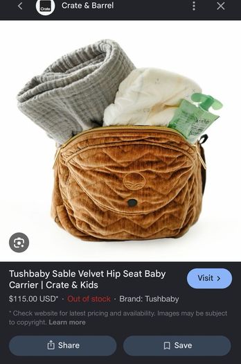 Tushbaby hip carrier
