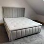 Brand New Framed Beds With Optional Gaslift Ottoman Storage,&  Tufted Sprung Memory Foam Mattresses Instock Image 7