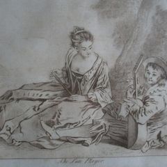 Old Framed Engraving From The Neptune Gallery
