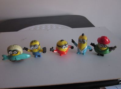 McDonalds Five Happy Meal Toys Minions 2019