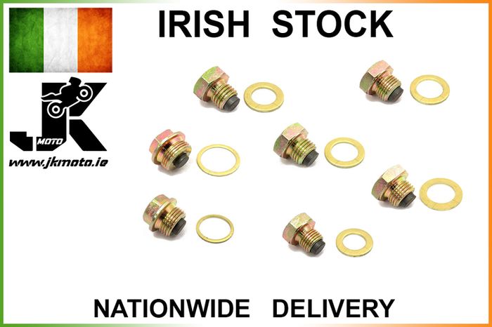 Magnetic Oil Drain Plug With Washer - All Sizes