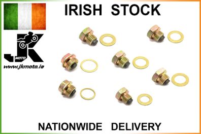 Magnetic Oil Drain Plug With Washer - All Sizes