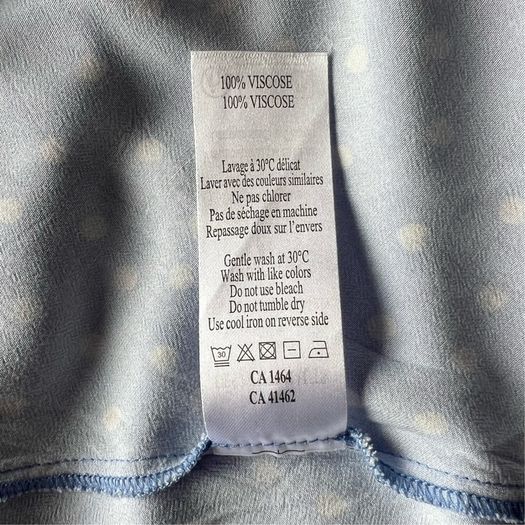 Des Petits Hauts blue strap camisole dress size small