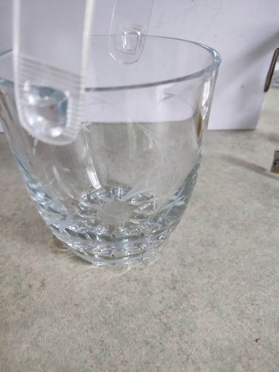 Vintage Duisk  glass ice bucket