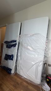 two single mattresses