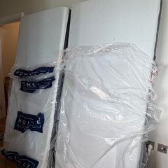 two single mattresses