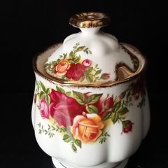 Royal Albert Old Country Roses  Jam Pot