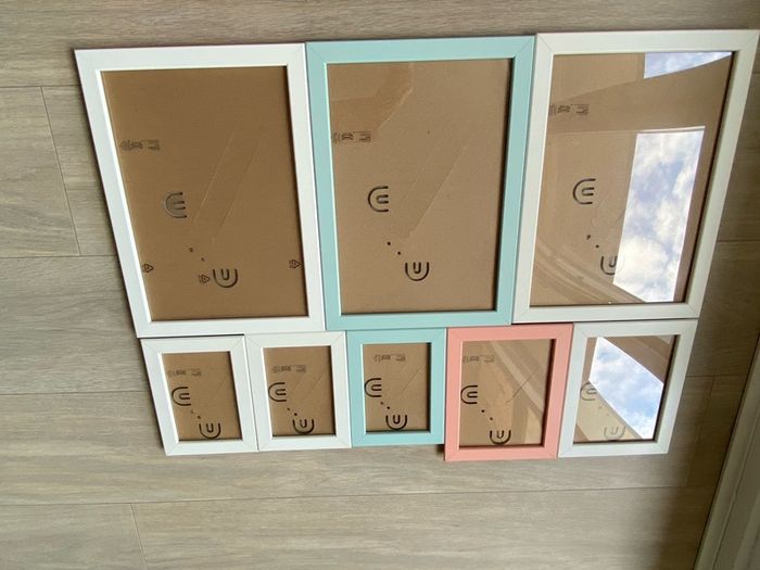 Ikea shelfs and photo frames