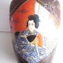Vintage Pair of Japanese Satsuma Vases Image 8