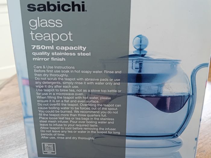Sabichi Glass Teapot