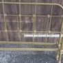 French antique wrought iron single bed frame Image 10