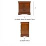 Dark Mahagony Nightstand/ Bedroom Bedside locker Image 3