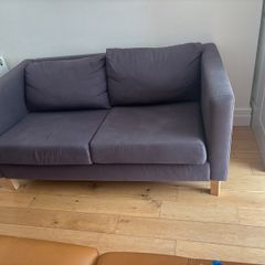 2 Seater Sofa (Dark Grey Ikea Knihult)