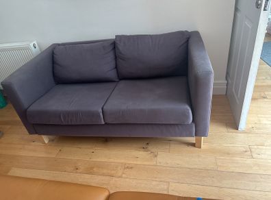 2 Seater Sofa (Dark Grey Ikea Knihult)
