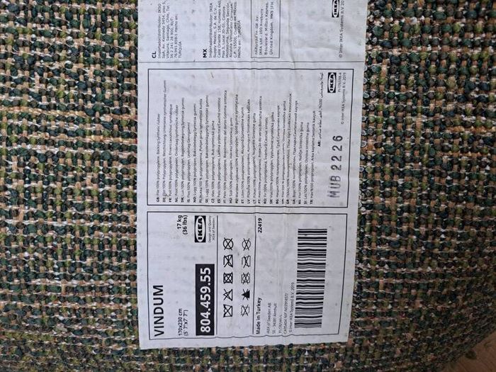 ikea large rug Green