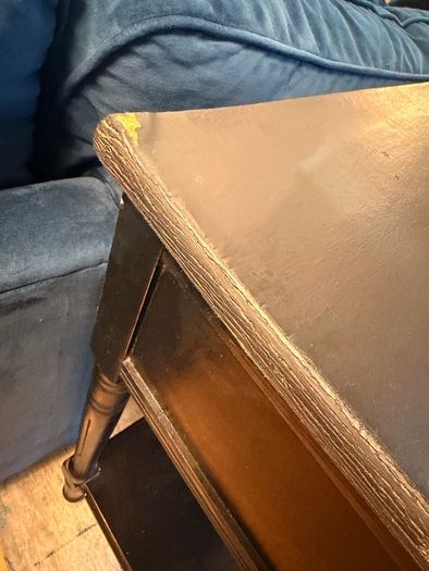 Black Entryway Console Table with 2 Drawers and 1 Shelf