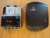 Shared fiber optic system connection