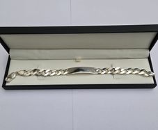 Heavy 925 Silver Identity Bracelet