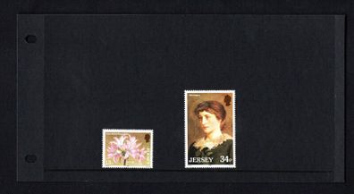 1986 Jersey Jersey Lilies Commemorative Stamps Presentation Pack