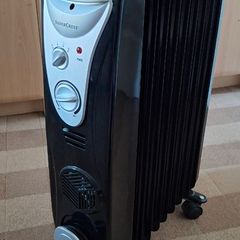 Oil filled radiator with timer